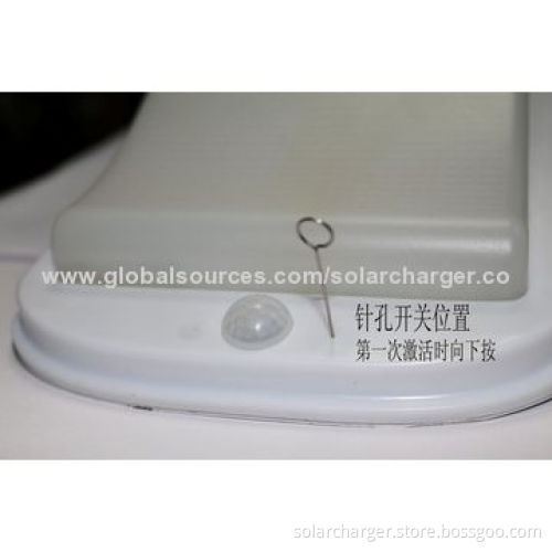 Solar Powered Motion Sensor Light